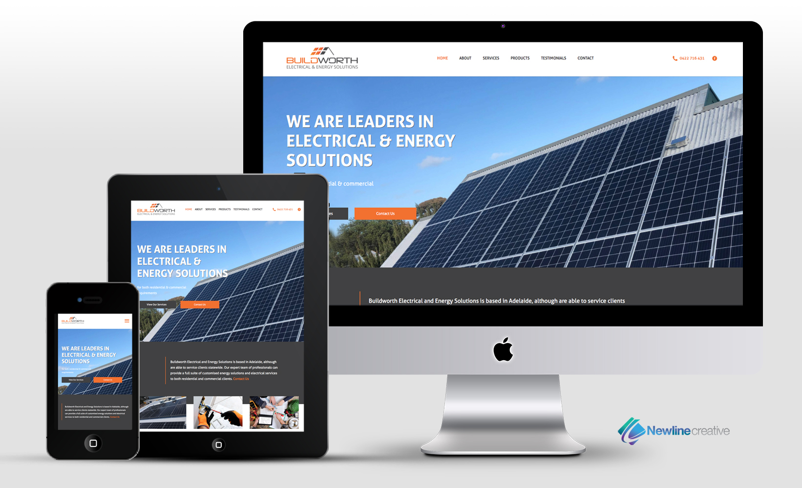 Buildworth Electrical Website Design